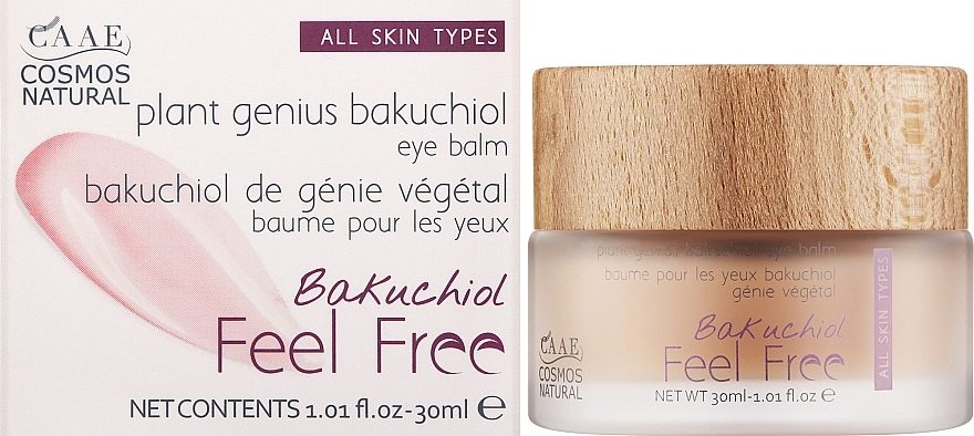 Крем-бальзам для шкіри навколо очей з бакучиолом - Feel Free Bakuchiol Eye Balm — фото N2