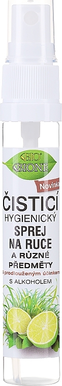 Гигиенический спрей для рук антибактериальный - Bione Cosmetics Lemongrass — фото N1