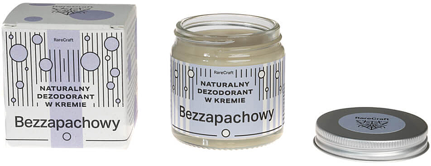 Натуральный крем-дезодорант без запаха - RareCraft Cream Deodorant — фото N2