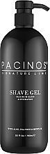 Парфумерія, косметика Гель для гоління - Pacinos Shave Gel Maximum Glide & Hydration