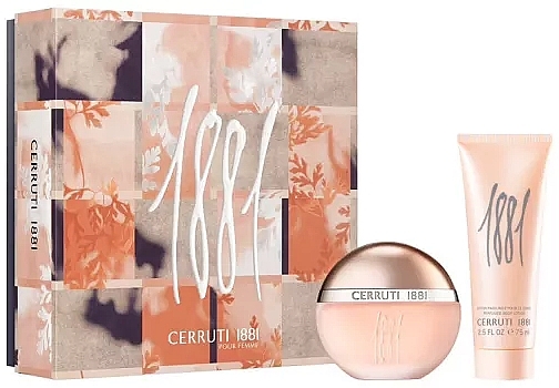 Cerruti 1881 Pour Femme - Набір (edt/50ml + b/lot/75ml) — фото N1