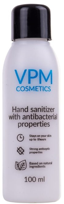 Освіжальний гель для рук з антибактеріальними властивостями - VPM Cosmetics Hand Sanitizer — фото N1