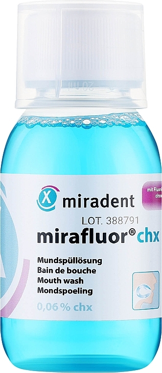 Ополіскувач для ротової порожнини - Miradent MiraFluor Chx 0,06% Liquid — фото N1