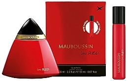 Mauboussin In Red - Набор (edp/100ml + edp/20ml) — фото N1