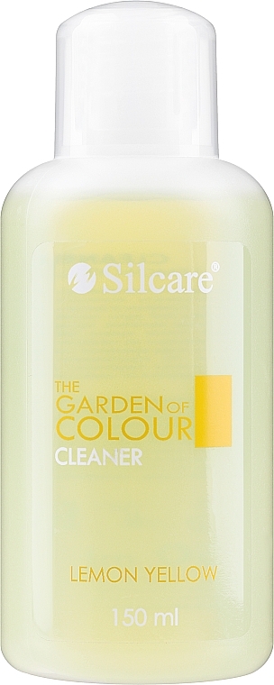 Знежирювач для нігтів - Silcare The Garden of Colour Colour Cleaner Lemon Yellow — фото N1