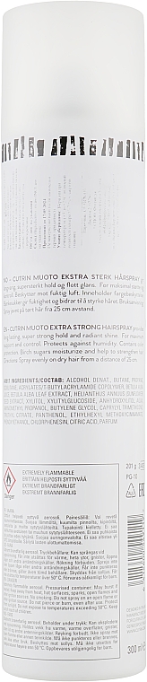 Лак для волосся, екстрасильної фіксації - Cutrin Muoto Extra Strong Hairspray — фото N4