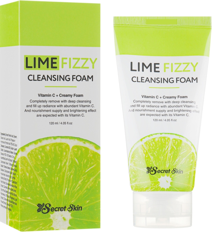 Очищувальна пінка - Secret Skin Lime Fizzy Cleansing Foam — фото N1