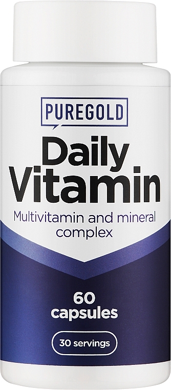 Комплекс вітамінів та мінералів, у капсулах - PureGold Daily Vitamin — фото N1