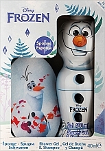 Парфумерія, косметика Набір - Air-Val International Frozen Disney Olaf 2 (sh/gel/400ml + shm/sh/gel/400ml + sponge)