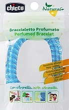 Парфумерія, косметика Браслет від комарів із запахом, блакитний з синім - Chicco Perfumed Bracelets
