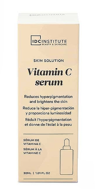 Увлажняющая сыворотка для лица с витамином С - IDC Institute Skin Solution Vitamin C Facial Serum — фото N2