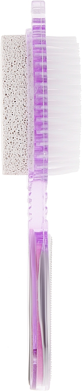 Шліфувальна пилка для педикюру пластикова, 172 мм, 4 в 1, бузкова - Baihe Hair — фото N3