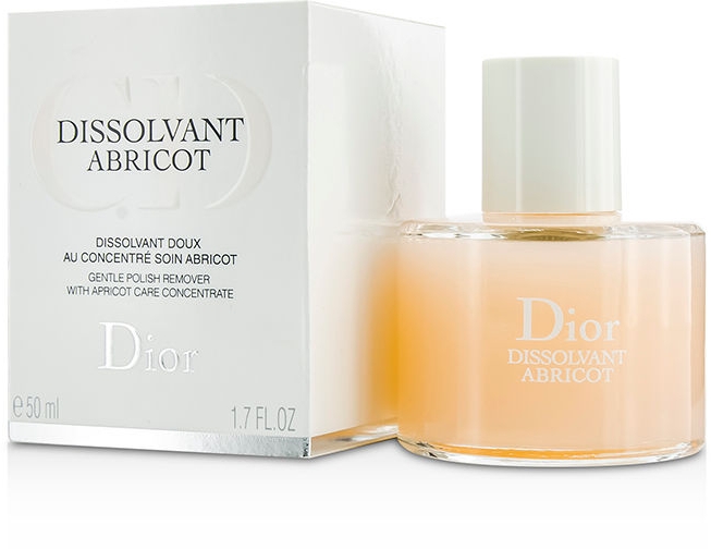 Рідина для зняття лаку м'якої дії - Christian Dior Dissolvant Abricot Gentle Polish Remover