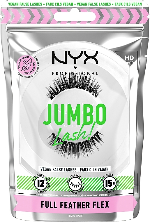 Накладные ресницы - NYX Professional Makeup Jumbo Lash! Full Feather Flex — фото N1