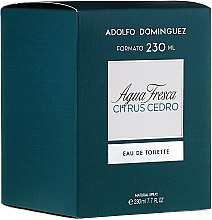 Adolfo Dominguez Agua Fresca Citrus Cedro - Туалетная вода — фото N3
