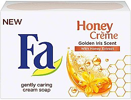 Духи, Парфюмерия, косметика Мыло "Аромат Золотого Ириса" - Fa Honey Creme Golden Iris Cream Soap