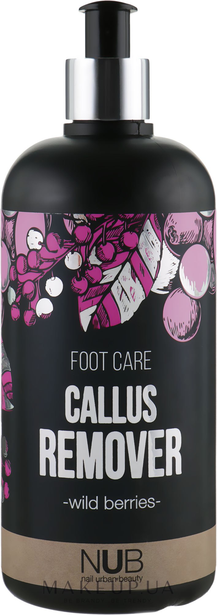 Кислотний пілінг для педикюру - NUB Foot Care Callus Remover Wild Berries — фото 500ml
