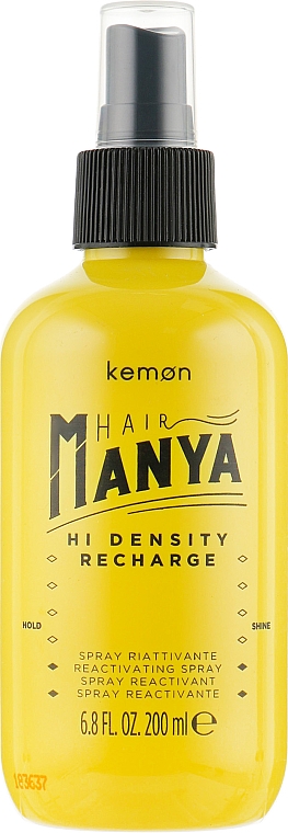Спрей для відновлення кучерів - Kemon Hair Manya Hi Density Recharge
