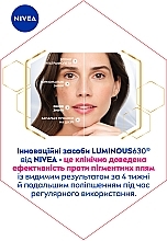 УЦЕНКА Дневной флюид для лица против пигментации "Тройная защита" SPF 50 - NIVEA Luminous 630 SPF 50 Day Fluid * — фото N6