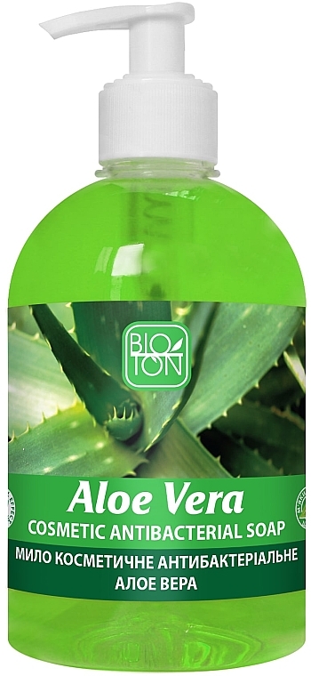 Мыло антибактериальное "Алоэ" - Bioton Cosmetics Aloe Liquid Soap