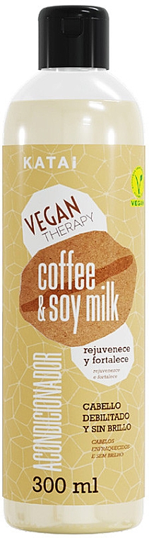 Кондиционер для ослабленных и тусклых волос - Katai Vegan Therapy Coffee & Soy Milk — фото N1