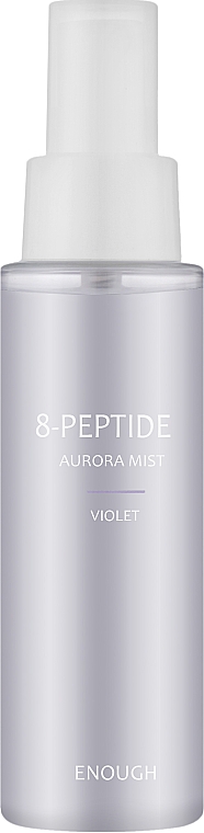 Антивозрастной пептидный мист для лица - Enough 8 Peptide Aurora Mist Violet — фото N1