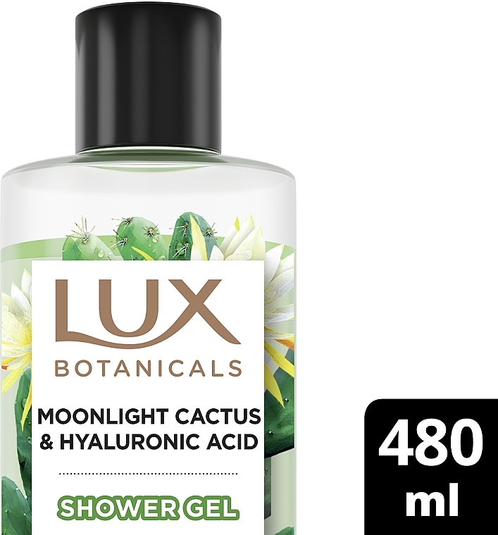 Гель для душу "Кактус та гіалуронова кислота" - Lux Botanicals Moonlight Cactus & Hyaluronic Acid Shower Gel — фото N3