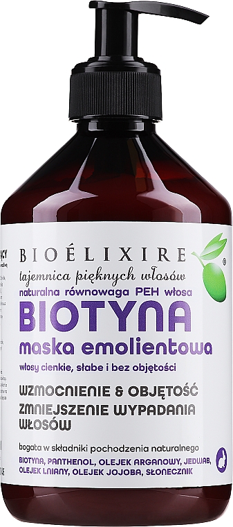 Маска для волосся з біотином - Bioelixire Biotyna Mask