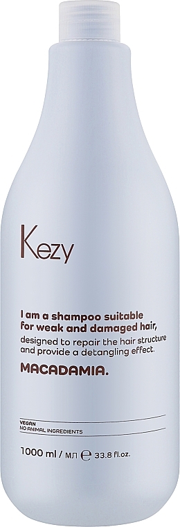 Шампунь для пошкодженого волосся - Kezy Macadamia Shampoo — фото N2