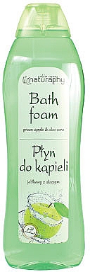 Пена для ванны "Зеленое яблоко и алоэ" - Naturaphy Apple & & Aloe Vera Bath Foam — фото N1