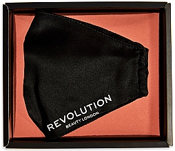 Парфумерія, косметика Шовкова захисна маска для обличчя, чорна - Makeup Revolution Re-useable Fashion Silk Face Coverings Black