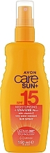 Сонцезахисний зволожуючий лосьйон-спрей для тіла SPF 15 - Avon — фото N1