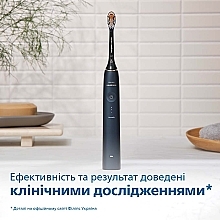 Електрична звукова зубна щітка з технологією SenseIQ, темно-синя - Philips Sonicare 9900 Prestige HX9992/12 — фото N2