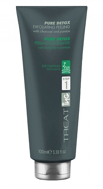 Карбоновый пилинг для очищения кожи головы - ING Professional Treating Pure Detox Exfoliating Peeling Step 1 — фото N1
