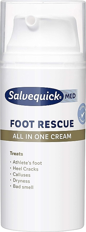 Крем для ніг "Все в 1" - Salvequick Foot Rescue All In 1 Foot Cream — фото N1