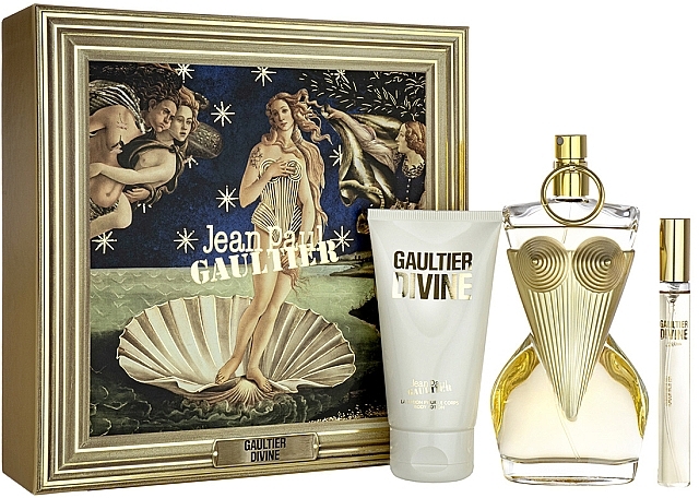 Jean Paul Gaultier Divine - Набор (edp/100ml + edp/10ml + b/lot/75ml) — фото N1