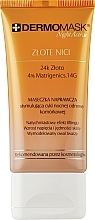 Маска для обличчя нічна "Золоті нитки"  - L'biotica Dermomask Night Active Gold Spun (туба) — фото N1