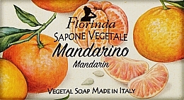 Мило натуральне "Мандарин" - Florinda Mandarin Natural Soap — фото N1