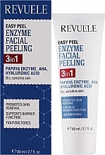 Пілінг ензимний для обличчя 3в1 - Revuele Easy Peel Enzyme Facial Peeling 3in1 — фото N2