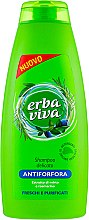 Шампунь проти лупи, з екстрактами мирта та розмарину - Erba Viva Anti-Dandruff Shampoo — фото N1