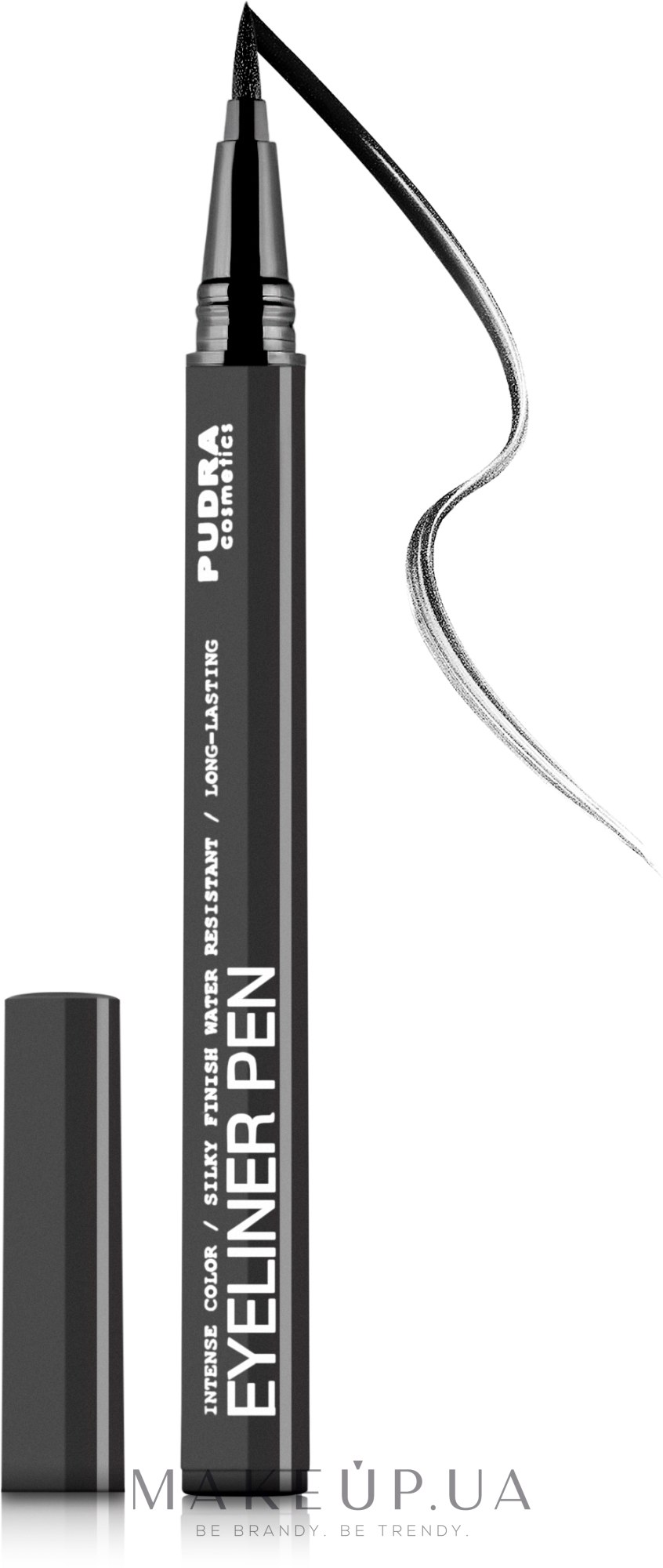 Подводка-маркер для глаз - Pudra Cosmetics Professional Long Lasting Eyeliner Pen — фото Black