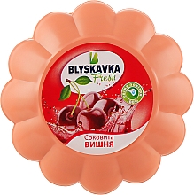 Освежитель гелевый "Сочная вишня" - Blyskavka Fresh — фото N1