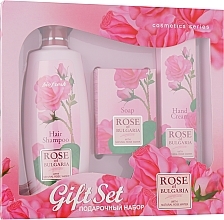 Духи, Парфюмерия, косметика УЦЕНКА Подарочный набор №3 - BioFresh Rose of Bulgaria (h/sh/330ml + soap/100g + h/cr/75ml) *