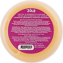 Скраб для бровей "Апельсин" - Zola Extra Soft Brow Scrub Orange — фото N3