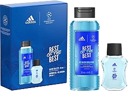 Adidas UEFA 9 Best Of The Best - Набор (edt/50ml + sh/gel/250ml) — фото N1