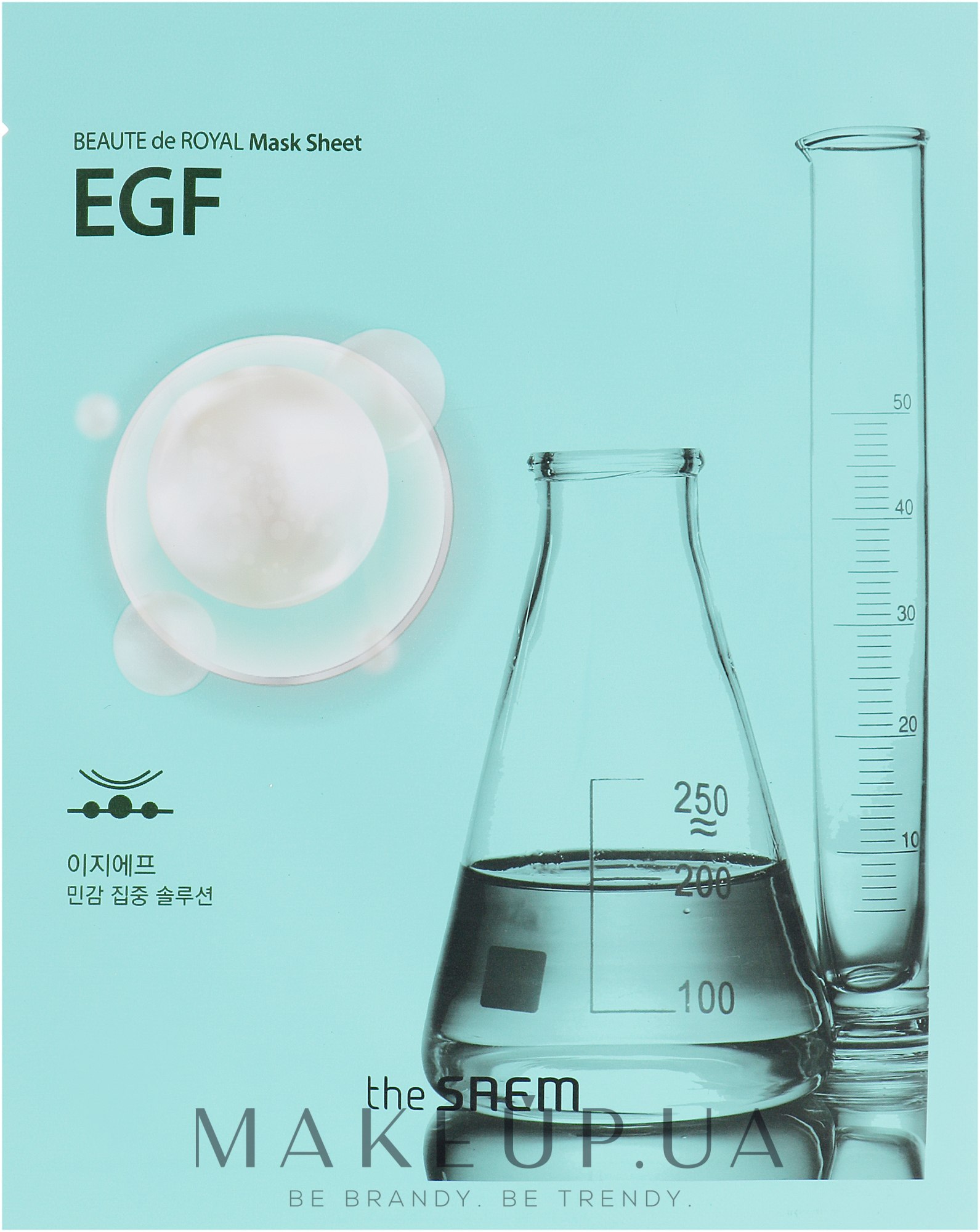 Тканинна маска для обличчя з EGF-комплексом - The Saem Beaute de Royal Mask Sheet EGF — фото 20ml