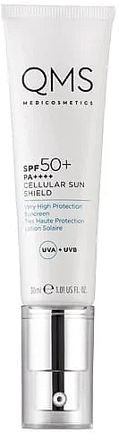 Сонцезахисний засіб для обличчя SPF 50+ - QMS Cellular Sun Shield SPF 50+ PA++++ — фото N1