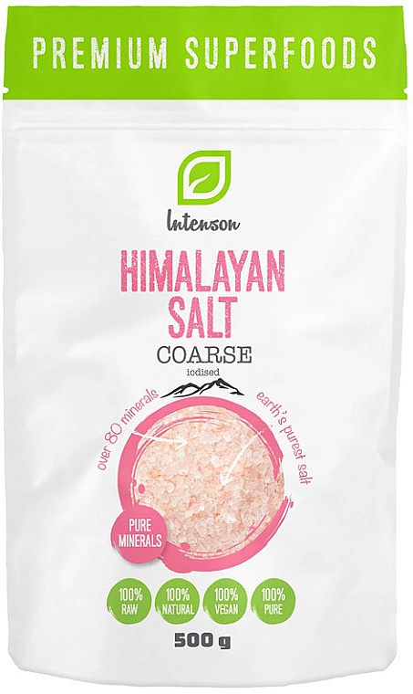 Розовая йодированная гималайская соль крупного помола - Intenson Hymalayan Salt Coarse — фото N1