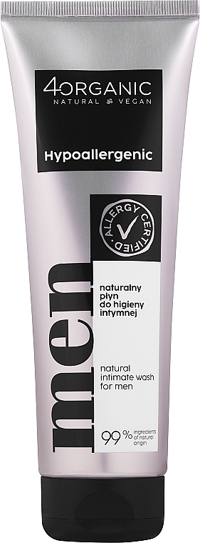 Натуральная жидкость для интимной гигиены для мужчин - 4Organic Natural Intimate Wash For Men — фото N1