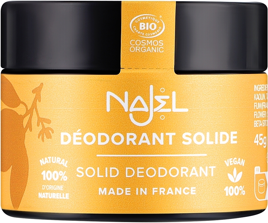 Твердий дезодорант з ароматом манго та цитруса - Najel — фото N1